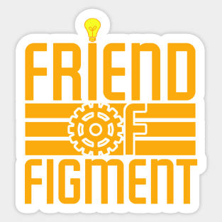 Friend of Figment Sticker